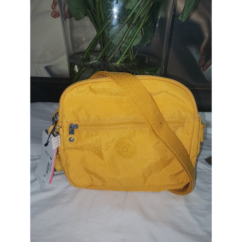 Kipling Yellow Crossbody Shoulder Bag